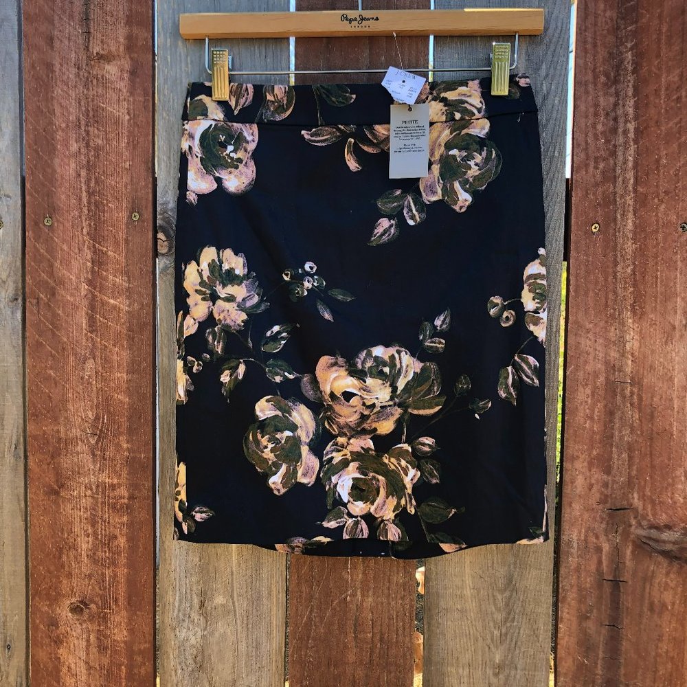 J.Crew floral pencil skirt New